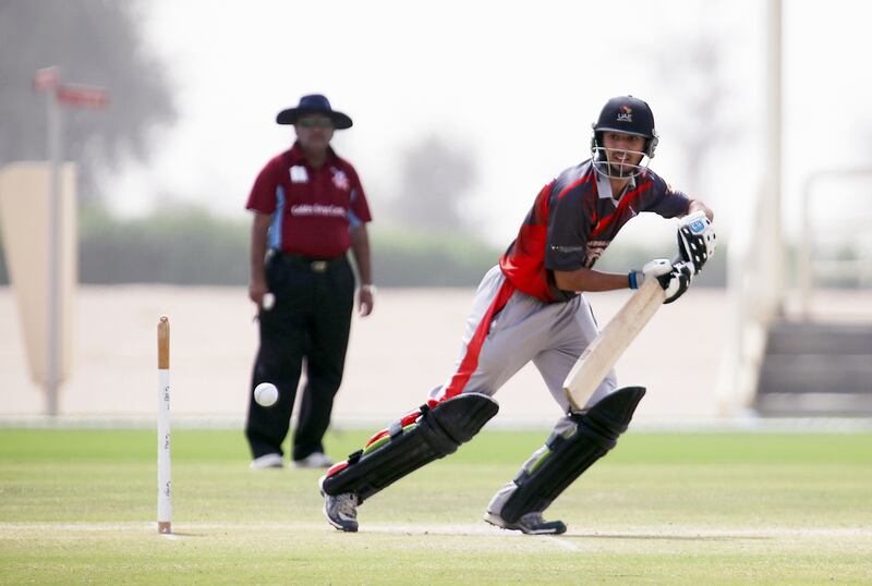 While an ageing UAE side played at the World Twenty20 Qualifier, youngsters such as Rohit Singh have been restricted to playing domestic cricket. Pawan Singh / The National
