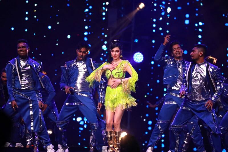 Actress Divya Khosla Kumar performs. 