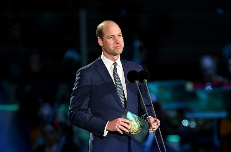 Prince William gives a touching address about his father, King Charles. Getty