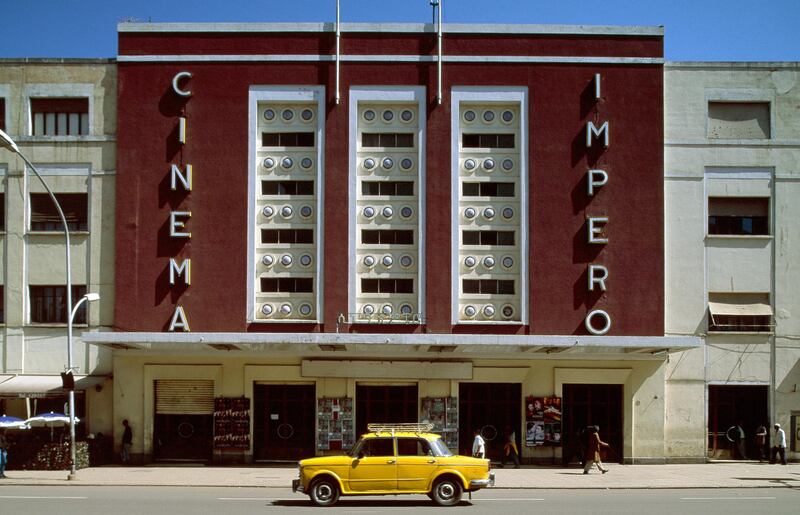 Asmara, Eritrea, Africa. The Cinema Impero, pictured above, in the Eritrea capital Asmara, formed part of the country's UNESCO application. UNESCO called it "an exceptional example of early modernist urbanism at the beginning of the 20th century, and its application in an African context". AP / Edward Denison.