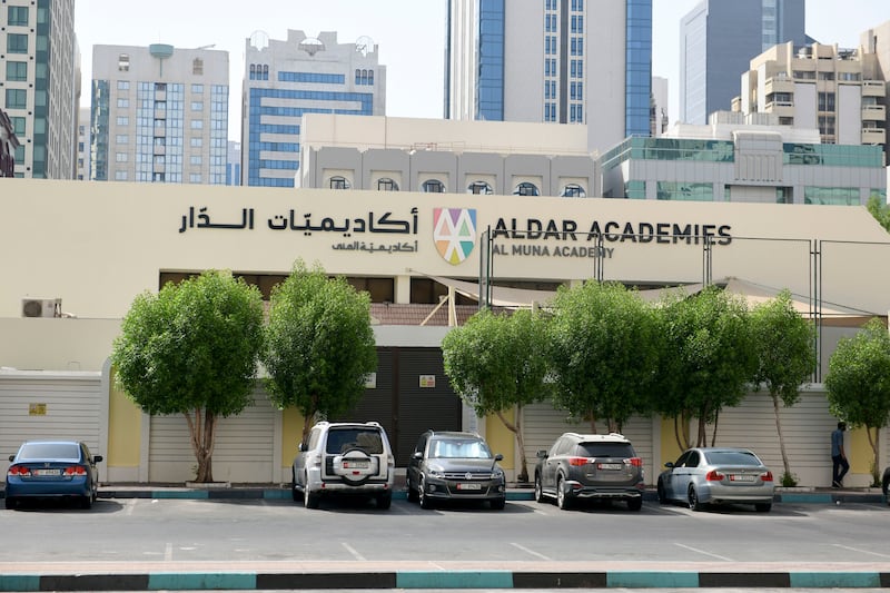 Al Muna Primary School in Abu Dhabi city. Khushnum Bhandari / The National

