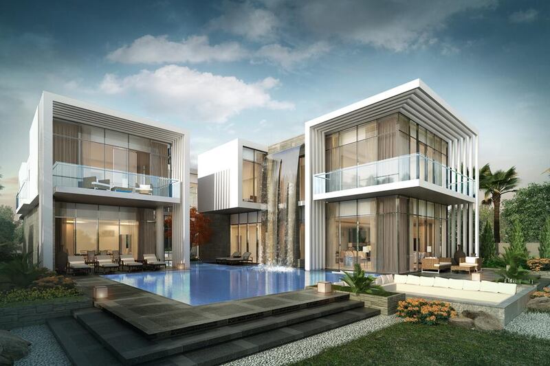 A rendering of the Trump PRVT Mansion for Akoya by Damac. Courtesy Damac