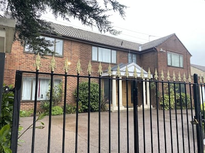 A London judge has halted sales of six properties linked to the MQM Party including the home of its founder Altaf Hussain. Georgina Stubbs/The National