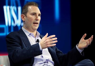 FILE PHOTO: Andy Jassy, CEO Amazon Web Services, speaks at the WSJD Live conference in Laguna Beach, California, U.S., October 25, 2016.     REUTERS/Mike Blake/File Photo
