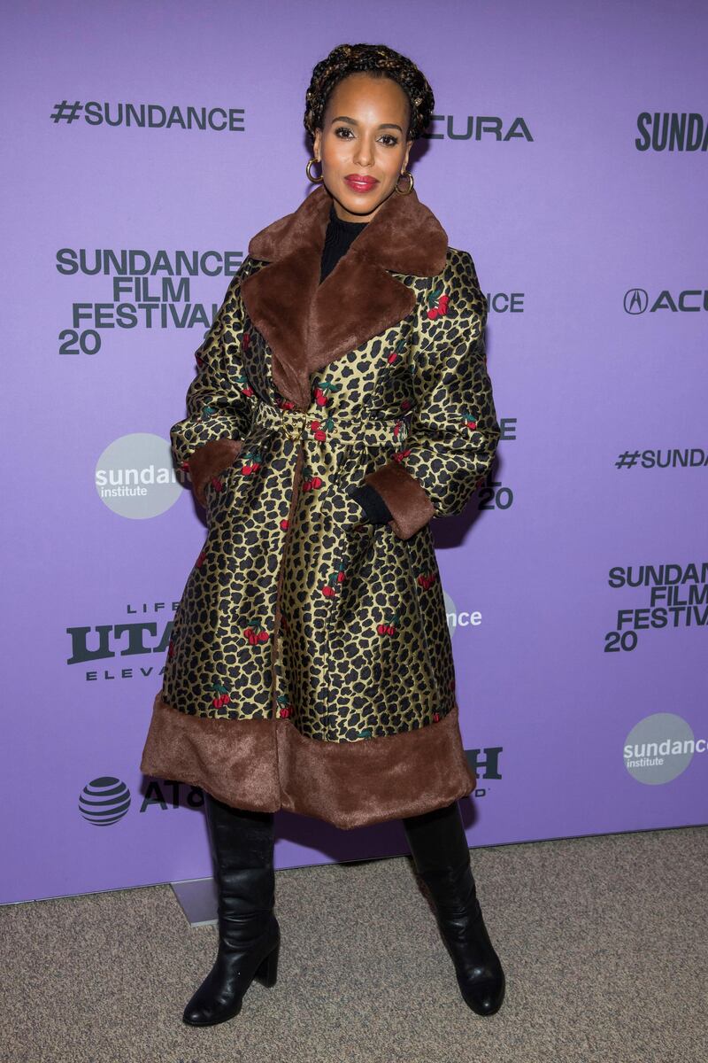 Kerry Washington attends the premiere of 'Sylvie's Love' at the Eccles Theatre during the 2020 Sundance Film Festival on Monday, January 27, 2020, in Park City, Utah. AP