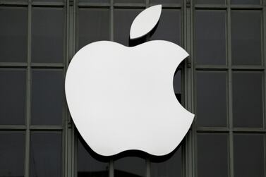 An Apple logo outside the company's 2016 Worldwide Developers Conference in San Francisco. The company described a claim filed in the UK alleging it overcharged App Store users as "meritless". Reuters