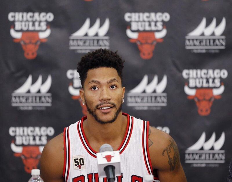 Derrick Rose. Charles Rex Arbogast / AP Photo