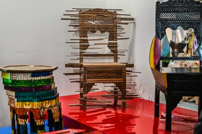 Artisanale's work on display at Downtown Design. Photo: Dubai Design Week