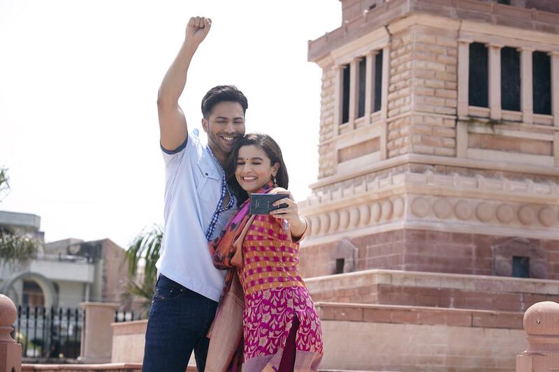 Varun Dhawan and Alia Bhatt play the lead roles in Bollywood film Badrinath Ki Dulhania. Courtesy: Fox Star India