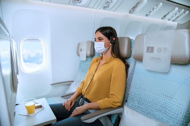 Passengers wanting more privacy and space in Economy can now buy empty adjoining seats on Emirates flights. Courtesy Emirates