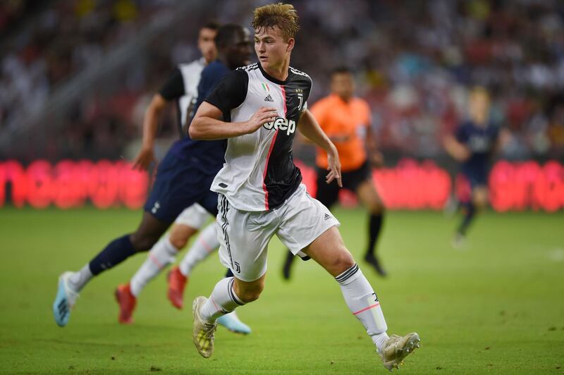 Matthijs De Ligt - widely regarded as one of the best young defenders in world football. Juventus saw off stiff competition for the 19-year-old Netherlands international's signature, securing him from Ajax for £67.5million. AFP