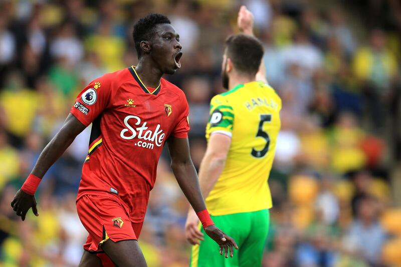 Right midfield: Ismaila Sarr (Watford) – The Senegalese’s brace helped Watford win perhaps the biggest early-season relegation battle with victory over Norwich at Carrow Road. Getty Images