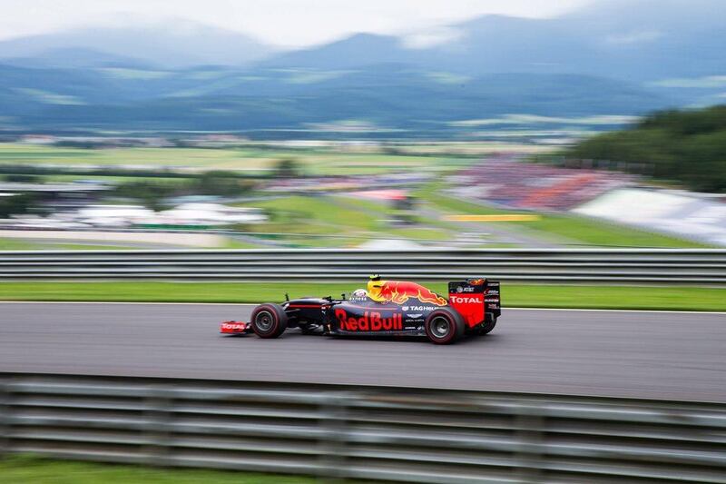 Red Bull Racing Formula One driver Max Verstappen shown during the race of the Formula One Austrian Grand Prix in Spielberg, Austria, 03 July 2016. Johann Groder / EPA