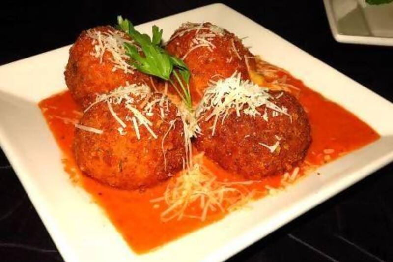 Fried Macaroni and Cheese balls at The Cheesecake Factory. Jeffrey E Biteng / The National