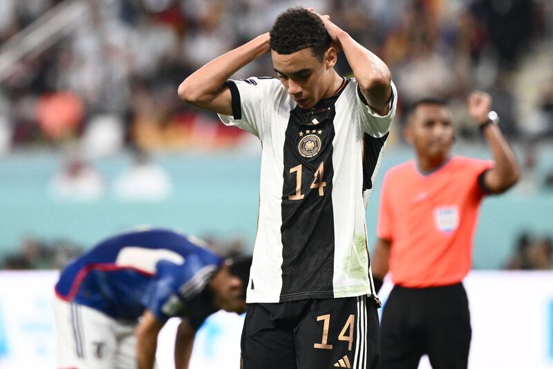 Jamal Musiala – 7. Germany’s youngest World Cup starter since 1958 never looked out of place. Blazed over after a superb piece of possession play at the end of the first half, then again early in the second after a sublime solo run. Livewire. AFP