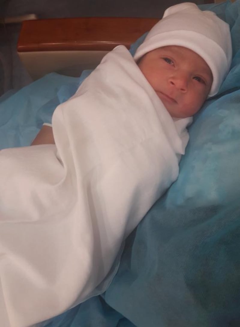 Mohammed was the first baby born on National Day at Danat Al Emarat Hospital for Women and Children. Courtesy Danat Al Emarat Hospital 