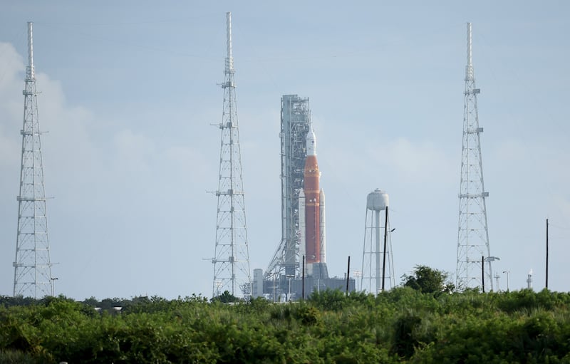 The next launch opportunity is on September 3, Nasa said.    Getty Images / AFP
