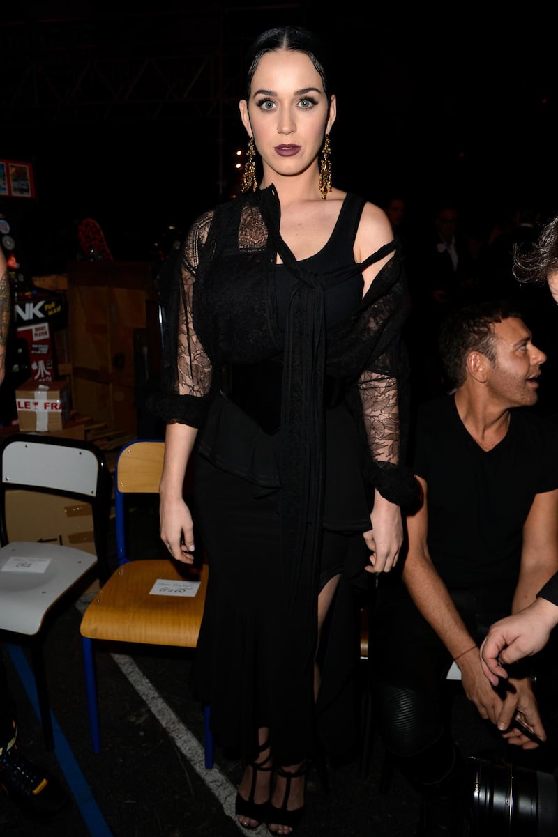 PARIS, FRANCE - MARCH 08: Katy Perry attends the Givenchy show as part of the Paris Fashion Week Womenswear Fall/Winter 2015/2016 on March 8, 2015 in Paris, France.  (Photo by Pascal Le Segretain/Getty Images)