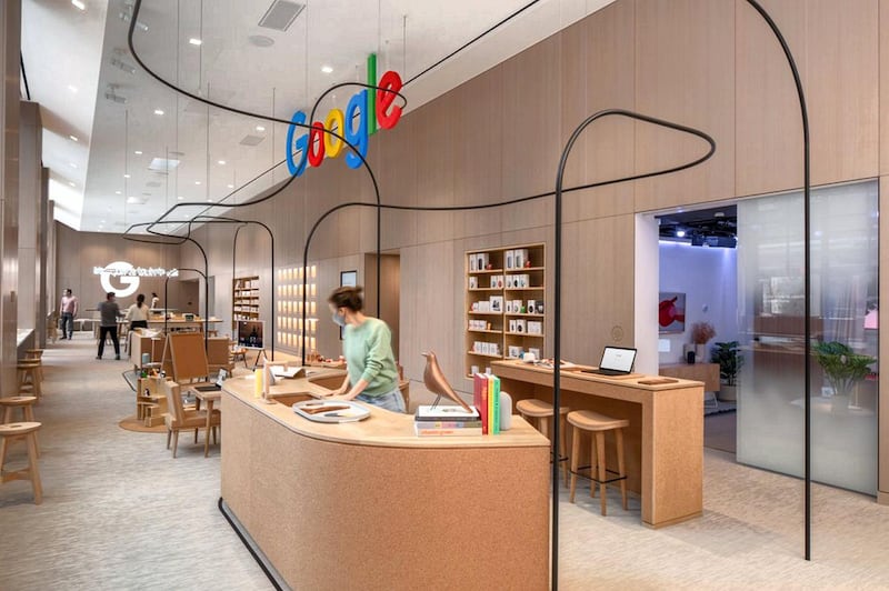 The new Google Store in Chelsea, New York. Photo: Google