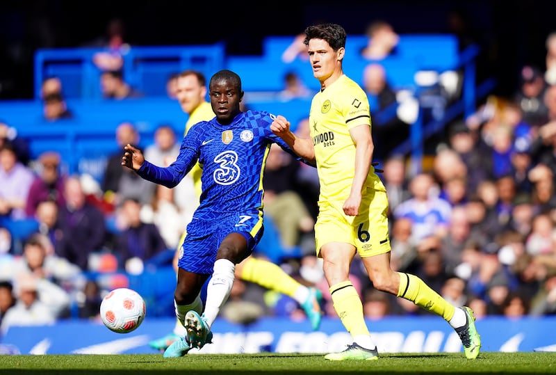 N’Golo Kante – 5 In a struggling Chelsea side, the Frenchman tried to make something happen with his passes and runs, before his bouncing effort was an easy claim for Raya. Should have been positioned better for Janelt’s second as he failed to track his run. PA