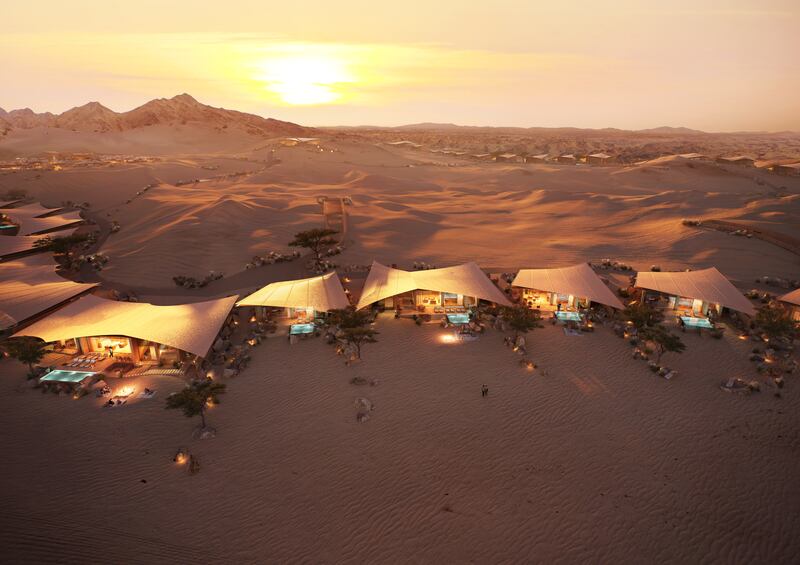 Six Senses Southern Dunes will be one of the first three hotels to welcome guests at The Red Sea. Photo: Red Sea Global