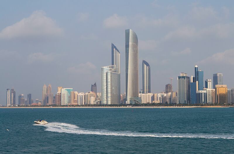 Abu Dhabi, United Arab Emirates. January 13, 2014///Skyline of Abu Dhabi. Mona Al-Marzooqi/ The National Section: Weekend 