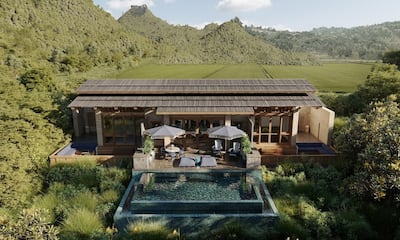 The recently opened andBeyond Punakha River Lodge in Bhutan. Photo: andBeyond
