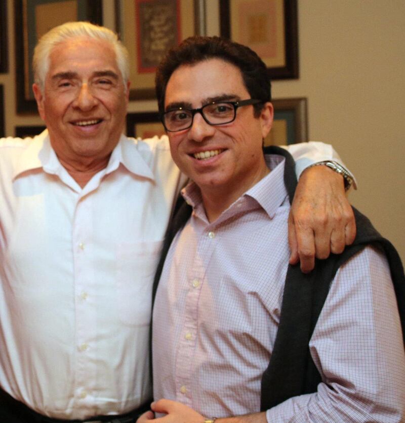 Siamak Namazi (jailed in Iran) and father Baquer. courtesy: Paul Peachey 