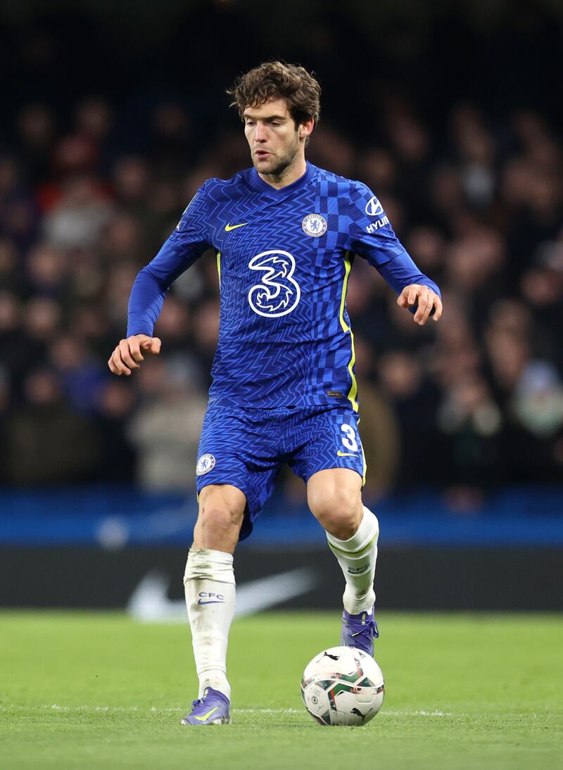 Marcos Alonso - 7, Nipped in well to regain possession and played a nice pass to Havertz for the opener. Made a poor touch that gave Spurs a chance but recovered by blocking Emerson Royal’s cross. Getty Images