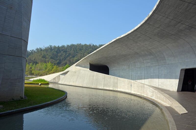 The Sun Moon Lake visitor centre, opened in 2013 and designed by Norihiko Dan and Associates. Photo by Rosemary Behan