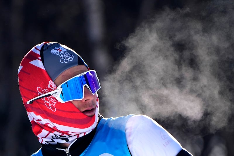 Harald Lemmerer of Austria during a training session at the National Biathlon Center. AP