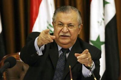 Former Iraqi president Jalal Talabani was seen as a unifying elder statesman.