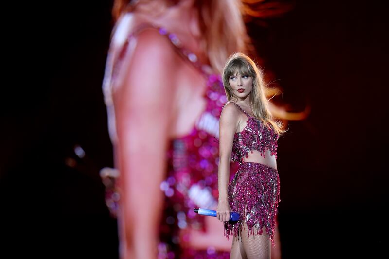 Taylor Swift performs on stage at Lumen Field on July 22 in Seattle, Washington. Getty Images 