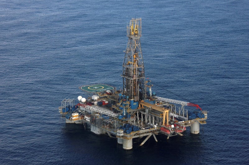 A gas drilling rig operated by Noble Energy in the East Mediterranean. Reuters