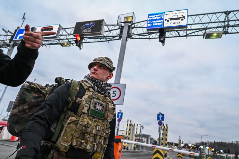 In a report issued by the Ukrainian military, Ukraine's President Voldymyr Zelenskyy appealed to foreigners to join his army in the fight against Russia. Getty Images