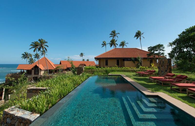 A private pool at one of the residences at Cape Weligama in Sri Lanka. Photo courtesy Sebastian Posingis