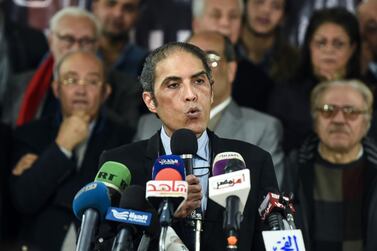 Egyptian opposition politician Khaled Dawoud was among three prominent figures whose arrests were confirmed by security officials. AFP