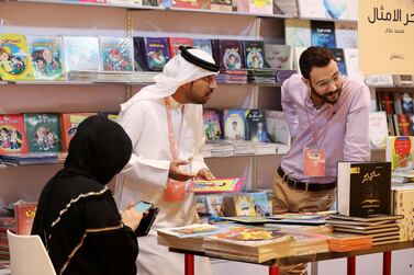 The Abu Dhabi International Book Fair will return with strict safety measures.  Pawan Singh / The National 