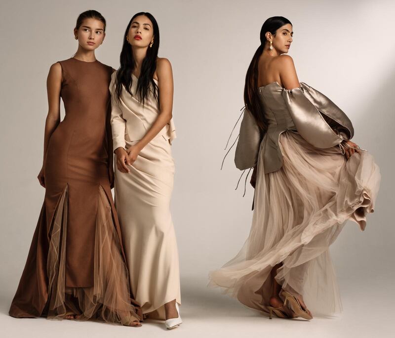 The opulent gowns of Bazza Alzouman. Courtesy Bloomingdale's