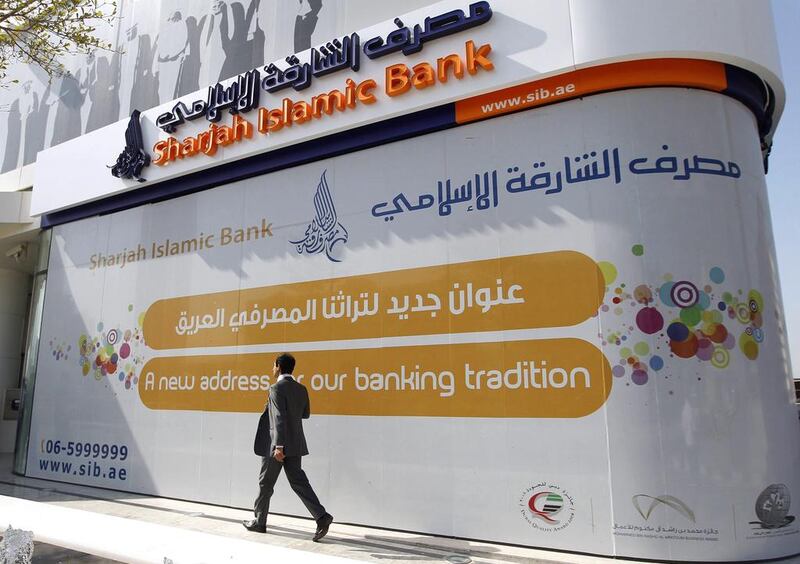 Cutomer deposits at Sharjah Islamic Bank rose 3 per cent to Dh12.3 billion in the first quarter. Jumana El Heloueh / Reuters