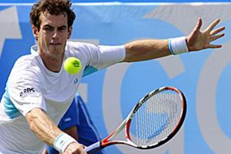 Andy Murray needed just 70 minutes to beat Guillermo Garcia-Lopez of Spain.