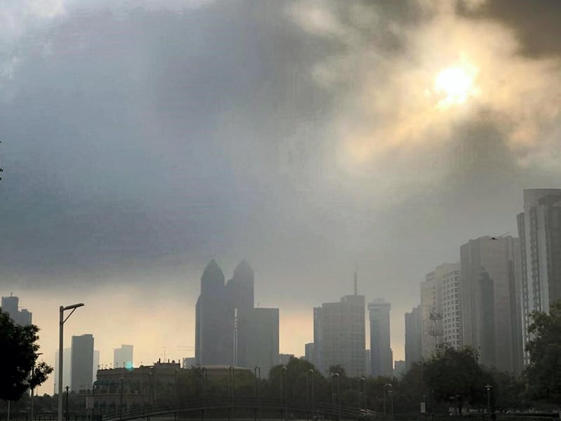 Fog engulfed with high humidity in Abu Dhabi. All photo by Rajesh Korde / The National