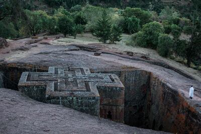 The rebels recaptured the Unesco World Heritage site of Lalibela, famed for its rock-cut churches. AFP