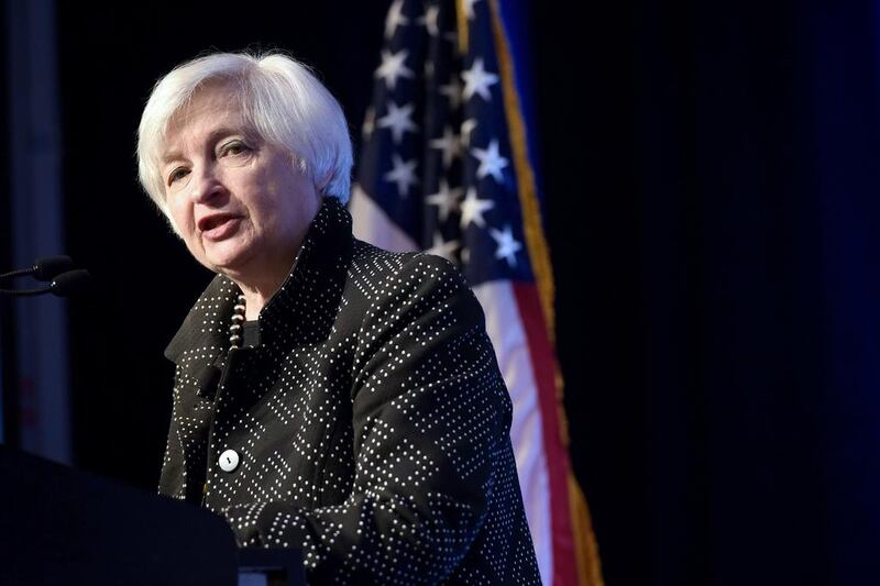 The Federal Reserve chairwoman Janet Yellen has been weighing the decision to raise interest rates since October last year. Mandel Ngan / AFP