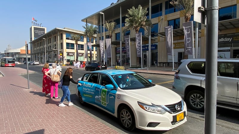 Dubai taxis have recorded a surge in the number of passengers. All photos: Antonie Robertson / The National