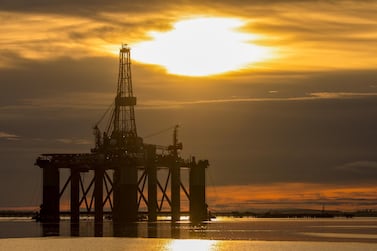 A mobile offshore drilling unit stands in the Port of Cromarty Firth in Cromarty, UK. Oil recorded a weekly decline – only the second since April – as a surge in US coronavirus cases clouded the demand outlook. Bloomberg