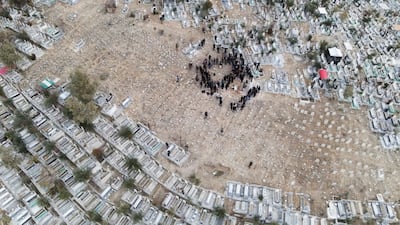 The Saiwan cemetery in Sulaimaniyah includes a section with unnamed graves, some of them of women who were killed and never identified. Reuters