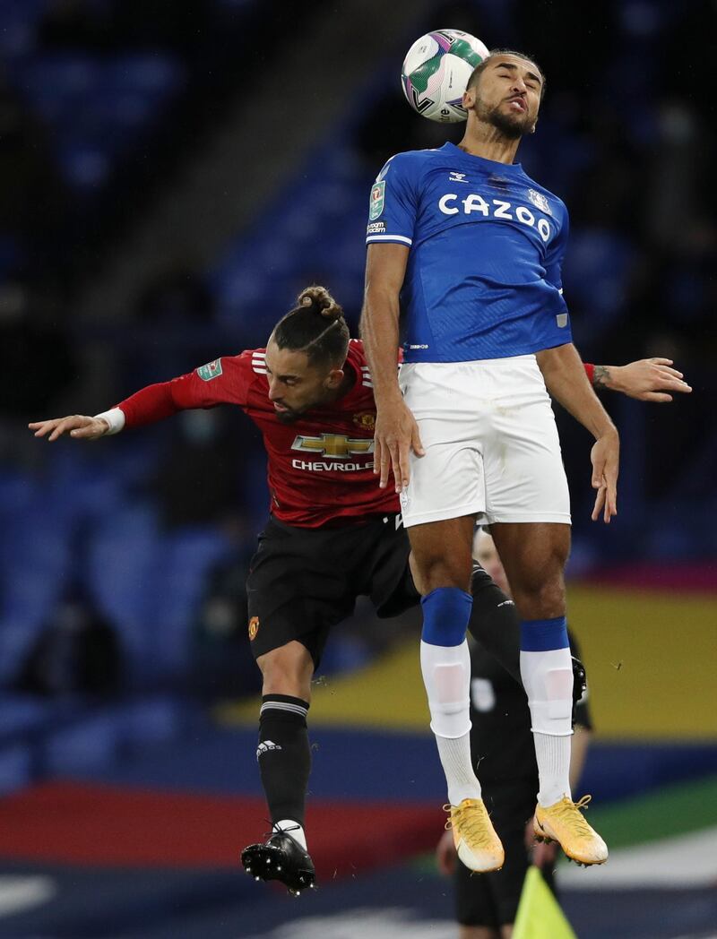 Dominic Calvert-Lewin - 5: The striker had very little support, but he was guilty of giving away cheap fouls and losing out in his aerial duels. A poor game by his high standards. EPA