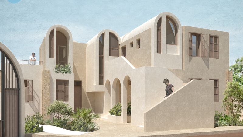 Private Fayoum  Residence Fayoum, Egypt, is another building to benefit from the cooling method.