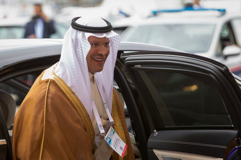 Saudi Arabia's Minister of Energy Prince Abdulaziz bin Salman at the Opec Seminar in Vienna. AFP